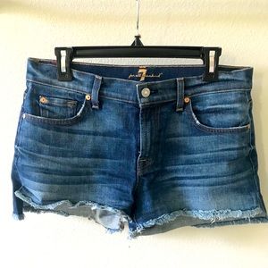 7 For All Mankind cut off Jean shorts